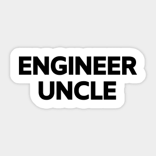 Engineer uncle Sticker